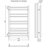 Полотенцесушитель электрический LEMARK POSEIDON LM42810E П10 500x800